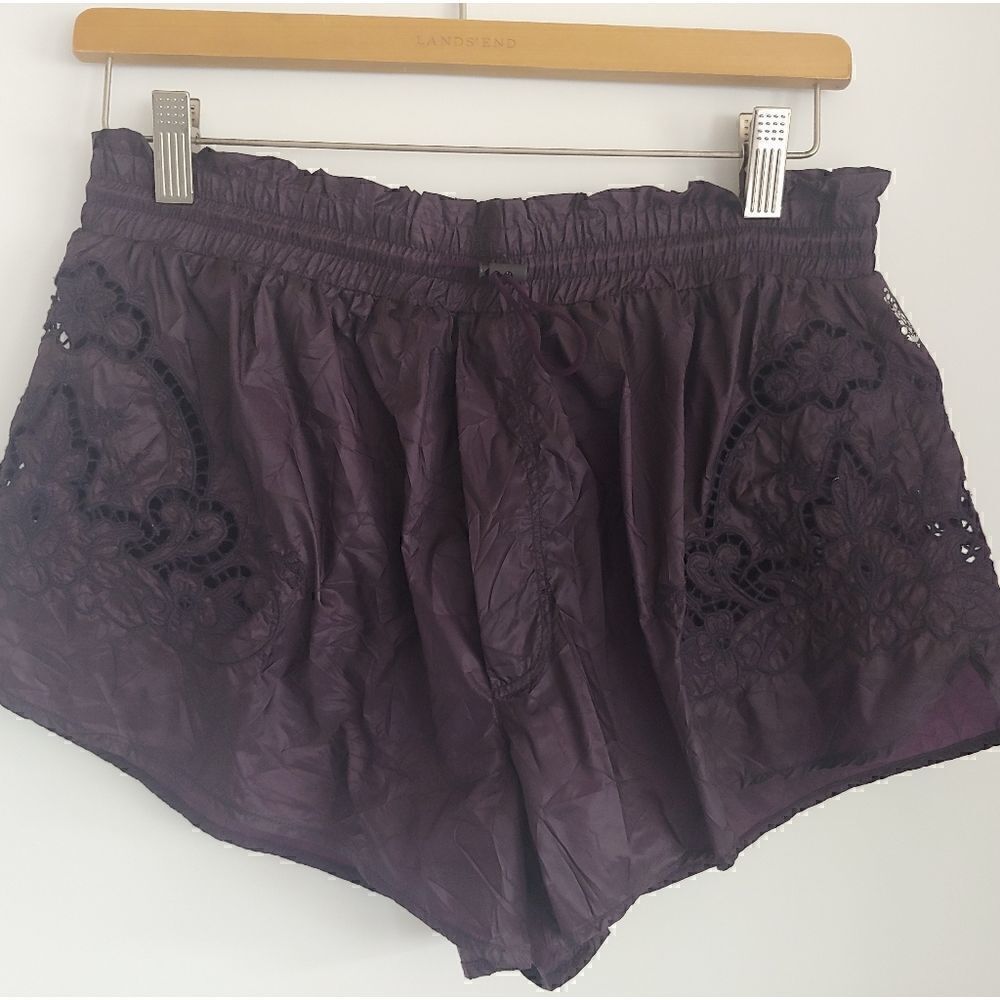 Free People Movement Elevation Shorts Nylon Purple Size S